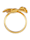 Herz-Rosen-Ring in Silber 925, vergoldet