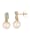 Amara Perle Ohrringe mit Süßwasser-Zuchtperlen und Diamanten, Weiß