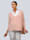 Alba Moda Pullover in modischer Boxy-Form, Rosé
