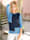 Paola Pullover mit Color Blocking Muster, Blau/Marineblau