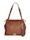 Taschenherz Handbag with a decorative tassel, Cognac