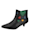Gemini Ankle Boot in spitzer Silhouette, Schwarz/Multicolor