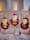 Schwartinsky Set van 3 hekdecoraties Kerstmannen, Rood