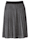 Plisovaná sukně z lesklého materiálu