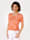 MONA Shirt met millefleursdessin, Oranje/Rood/Wit