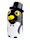 Küchenprofi Küchentimer 'Pinguin', Schwarz/Weiß