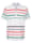 Roger Kent Poloshirt in Piqué-Qualität, Weiß/Multicolor