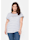 Sheego T-Shirt, weiß-marine
