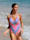 Sunflair Badeanzug mit attraktivem Rückenausschnitt, Pink/Lila