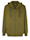 John F. Gee Sweat bunda s kapucňou z čistej bavlny, olivová