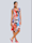 Alba Moda Kleid in angenehmer Jersey-Qualität, Blau/Rot/Weiß/Gelb/Orange/Lila