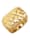 Diemer Gold Damenring in Gelbgold 585, Gelbgoldfarben