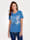 MONA T-shirt à motif rayé tissé-teint, Bleu/Jaune clair/Marine