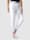 MIAMODA Jeans mit asymmetrischem Fransenabschluss, Weiß