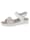 Naturläufer Sandalen mit verstellbaren Klettverschlüssen, Weiß/Multicolor