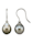 Boucles d'oreilles à perles de culture de Tahiti en argent 925, avec perles de culture d'eau douce, Argent