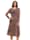 AMY VERMONT Kleid mit vielfarbigem Kreise Print, Gelb/Lila