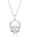 Kuzzoi Halskette Totenkopf Schädel Gothic 925 Sterling Silber, Silber