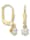One Element Ohrringe / Ohrhänger aus 333 Gelbgold und Zirkonia, gold