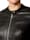 Faux leather jacket in a biker silhouette