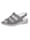 Waldläufer Sandale mit Luftpolsterlaufsohle, Grau