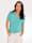 MONA T-shirt en jersey agréable à porter, Turquoise