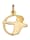 Diemer Gold Sternzeichen-Anhänger 'Schütze' in Gelbgold 750, Gelbgoldfarben