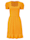 SIENNA Kleid mit Puffärmeln, Maisgelb