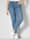 Sara Lindholm Jeans met gerecycled katoen, Light blue