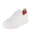 Alba Moda Sneakers à plateau, Blanc/Rouge