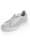 Alba Moda Sneaker van een materialenmix, Zilverkleur