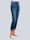 Alba Moda Jeans mit Bindegürtel, Jeansblau