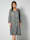 Janet & Joyce Web-Kleid aus reiner Viskose, Marineblau