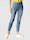 Laura Kent Jeans mit dekorativer Naht, Medium blue