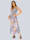 Alba Moda Plážové šaty v patchwork vzhľade, Biela