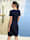 Kleid mit dekorativem Trensendetail in der Taille