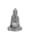 BUTLERS BUDDHA Statue für Teelichthalter Höhe 20cm, Grau