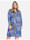 Samoon Blusenkleid mit Print, Blue Bonnet gemustert