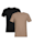 BABISTA Shirts met naaldtricot, Zwart/Nude