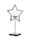 Gasper Stern mit Teelichtglas, Silberfarben/751721