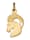 Diemer Gold Sternzeichen-Anhänger 'Steinbock' in Gelbgold 750, Gelbgoldfarben