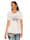 AMY VERMONT Shirt mit schimmerndem Foliendruck, Weiß