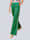 CAMBIO Hose mit elastischem Bund und Schriftzug, Grün