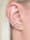 Boucles d'oreilles avec zirconia en argent 925, avec zirconia