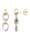 Diemer Gold Ohrringe in Platin 950/Gelbgold 750, Silberfarben