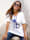 MIAMODA Shirt mit Sternenmotiv, Weiß/Royalblau