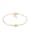 Elli Armband Coin Rund Sonne Antik Rosa Quarz 925Er Silber, Gold