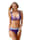Bikini Oberteil mit kontrastfarbenen Trägern