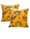 Casamaxx Lot de 2 housses de coussin à motif de tournesols, Multicolore