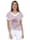 AMY VERMONT Shirt aus hochwertiger Jacquard Qualität, Weiß/Rosenholz